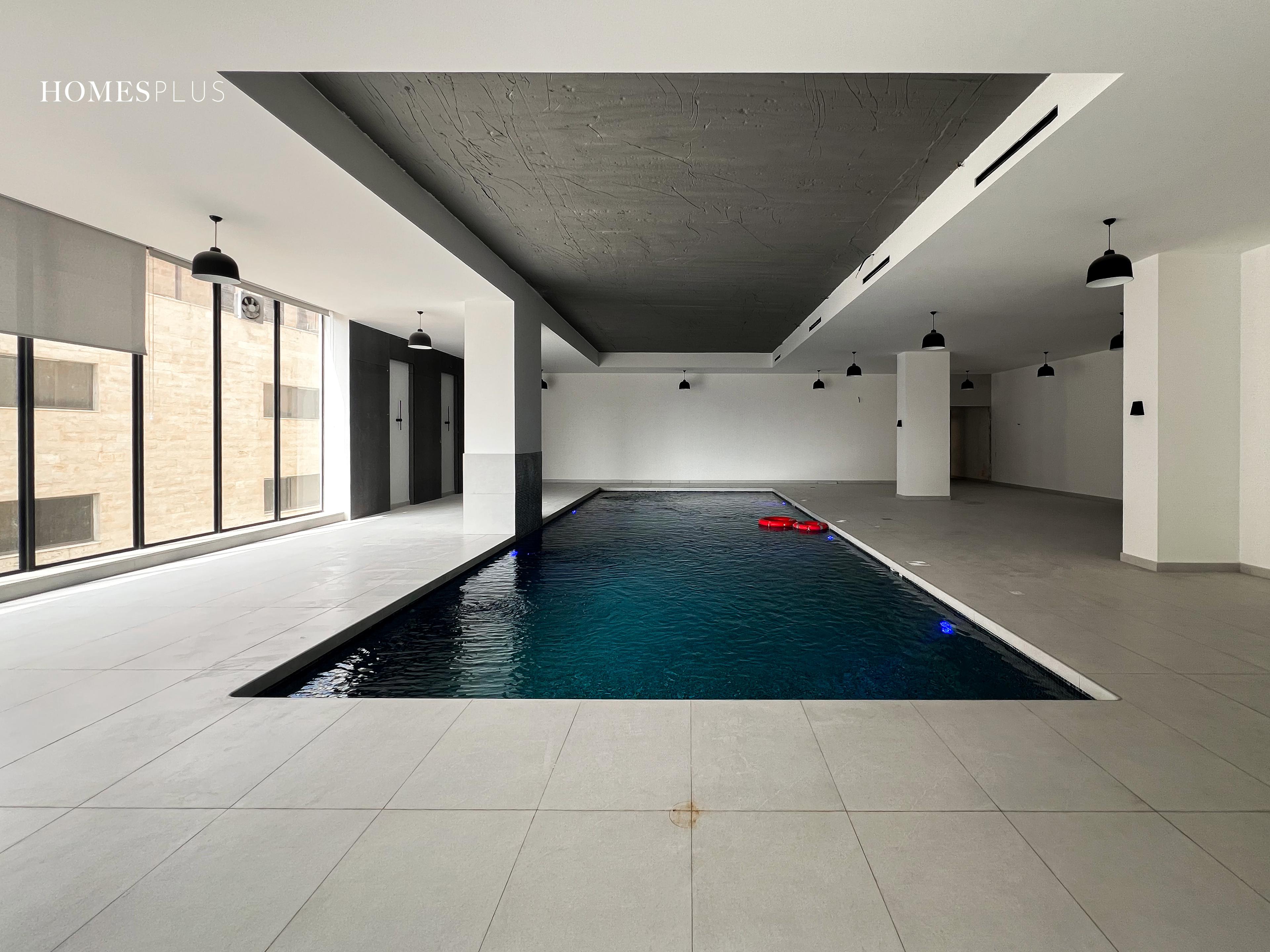 Indoor swimming pool in an apartment in Abdoun, Amman